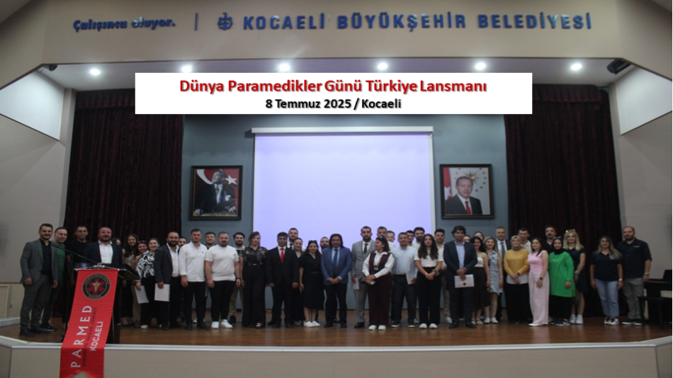 Kocaeli'de 8 Temmuz Dünya Paramedikler Günü İlk Kez Kutlandı